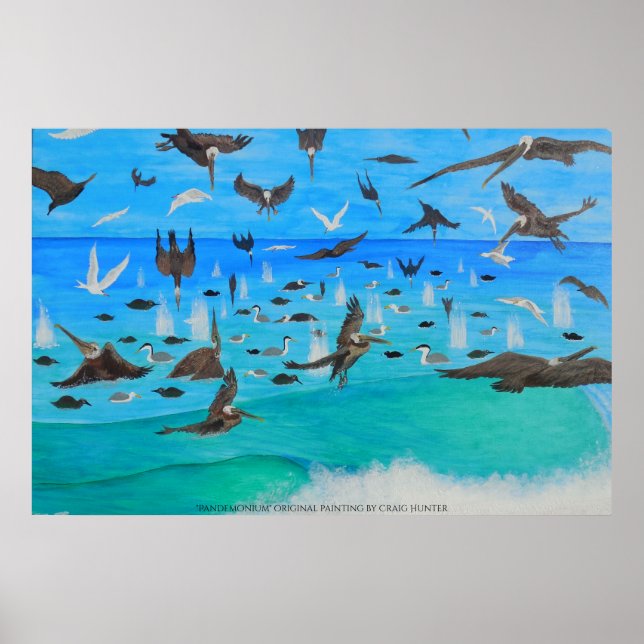 Pelikanpandemonium Poster (Vorne)