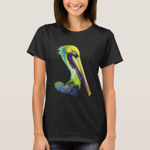 Pelikantier Tier Grafik Seevogel Tropisch Pelik T-Shirt