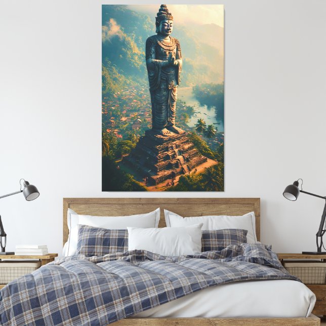 Pelindung Lembah - Beschützer des Tals Leinwanddruck (Insitu (Schlafzimmer))