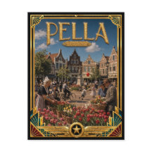 Pella Iowa Vintage Art Deco Golden Age