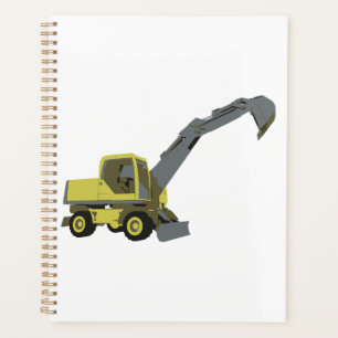 Pelle jaune engins de construction
