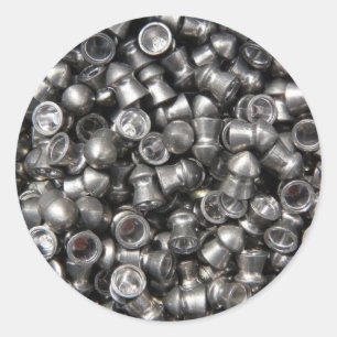 Pellet Gun Ammo - Lead Sharp Tips zum Schießen Runder Aufkleber