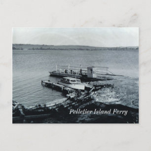 Pelletier Island Ferry Postcard Postkarte