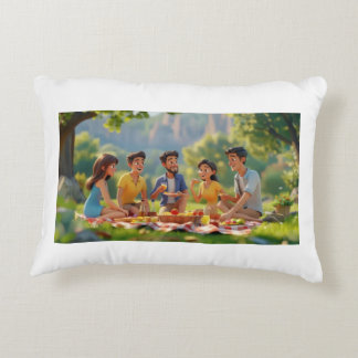 Pellow-Design für Picnic-Punkte Dekokissen