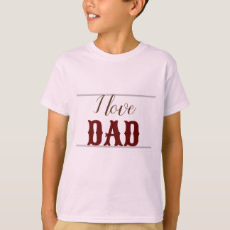 Pellrosa Dunkelroter Junge T-Shirt