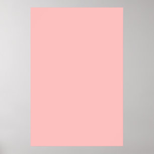 Pellrosa Farbposter Poster