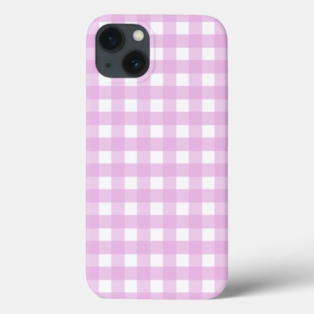 Pellrosa Gingham Case-Mate iPhone Gehäuse Case-Mate iPhone Hülle (Rückseite)
