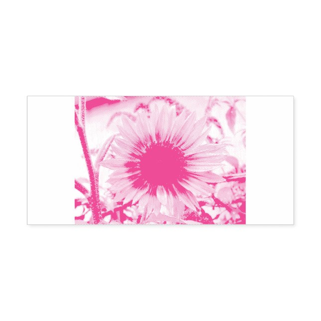 Pellrosa Sonnenblume Permastempel (Design)