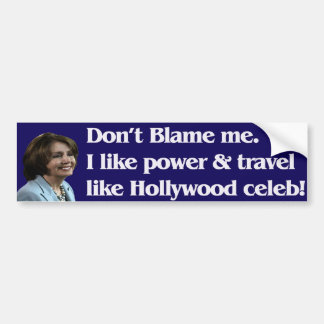 Pelosi dit ne pas me blâmer les autocollants de pa
