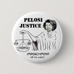 Pelosi Gerechtigkeits-Knopf Button