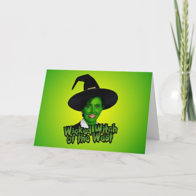Pelosi: Wicked Witch of the West Karte (Vorderseite)