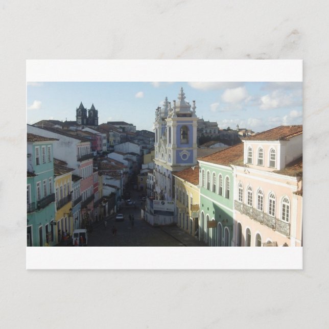 Pelourinho, Salvador, Bahia, Brasilien Postkarte (Vorderseite)
