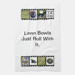 Pelouse Bowls Juste Rouler Avec, Serviette De Plat