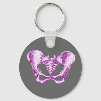 Pelvis Lila Schlüsselanhänger