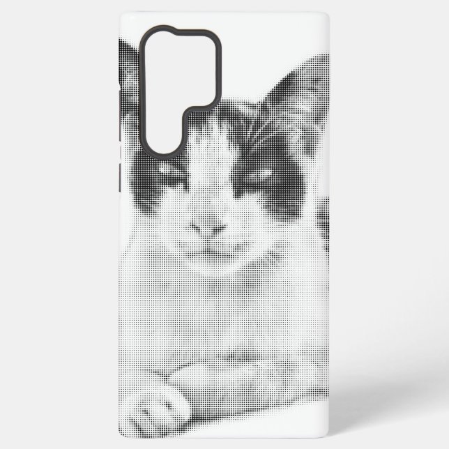 Pelz-Halfton Samsung Galaxy Hülle (Rückseite)