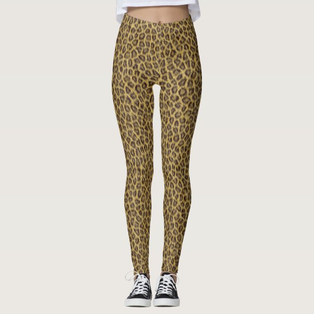 Pelzbeschaffenheit Leggings (Vorderseite)
