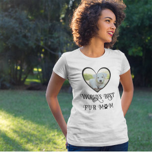 Pelze Mama Hund Foto T-Shirt