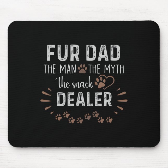Pelze Vater Der Mann der Mythos der Snack-Händler  Mousepad (Vorne)