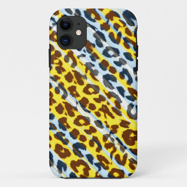 Pelzfelle aus Leopardengelb 2 Case-Mate iPhone Hülle (Rückseite)