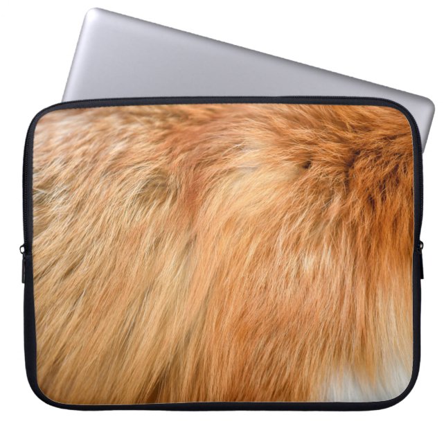 Pelzgewebe Laptopschutzhülle (Vorderseite)