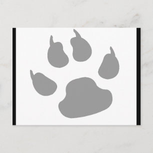 pelziger Hund Postkarte