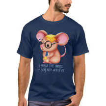 Pelziger Käse-Mann-Geschäfts-Maus-Krawatte-Brille-