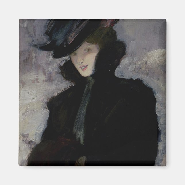 Pelzmütze Magnet (Vorne)