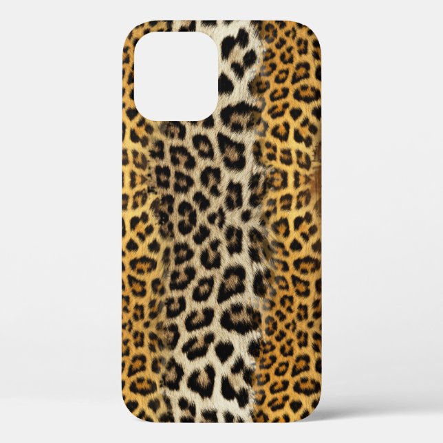 Pelzstruktur: Fuchs und Leopard. Case-Mate iPhone Hülle (Rückseite)