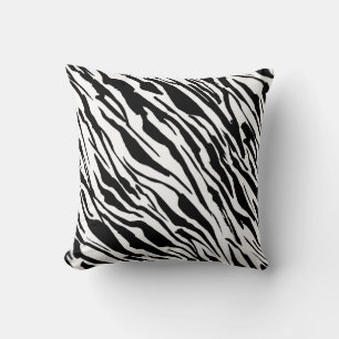 Pelztiere Zebrahautdruck Kissen