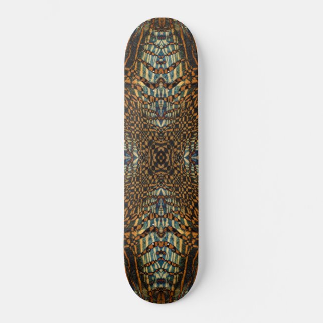 Pelztiermuster Skateboard (Vorderseite)