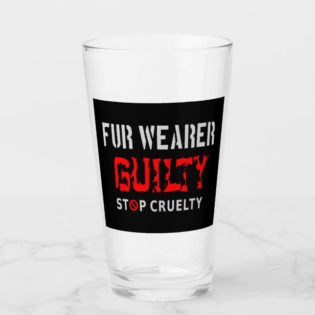 Pelzträger schuldig glas (Vorderseite)
