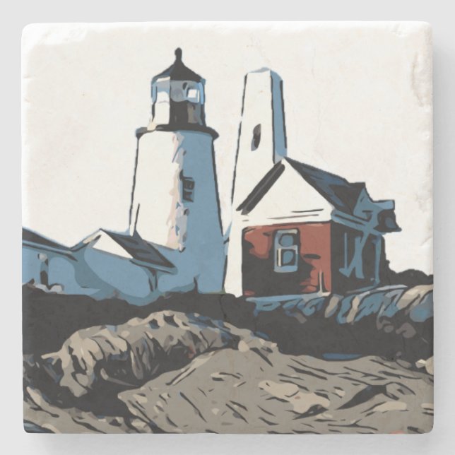 PEMAQUID LIGHT-PUNKT STEINUNTERSETZER (Vorderseite)