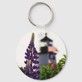 Pemaquid Lupin im Ferne Schlüsselanhänger