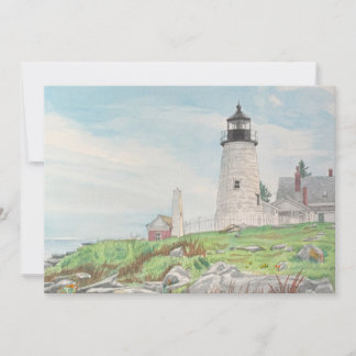 Pemaquid Point Aquarell