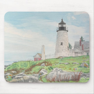 Pemaquid Point Aquarell Mousepad