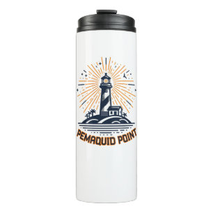 Pemaquid Point Leuchtturm Sonnenaufgang Thermosbecher