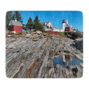 Pemaquid Point Lighthouse, Maine Cutting Board Schneidebrett