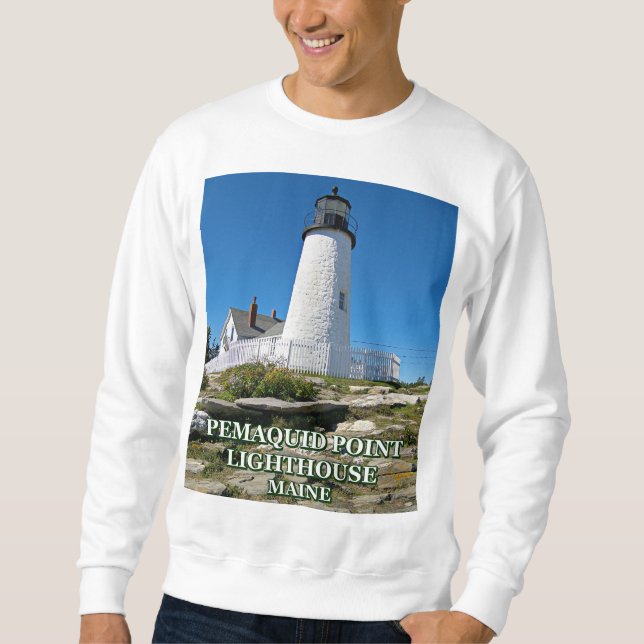 Pemaquid Point Lighthouse, Maine Sweatshirt (Vorderseite)