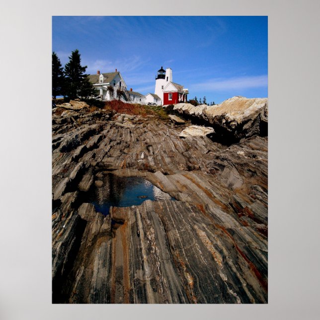 Pemaquid Point Lighthouse Poster (Vorne)