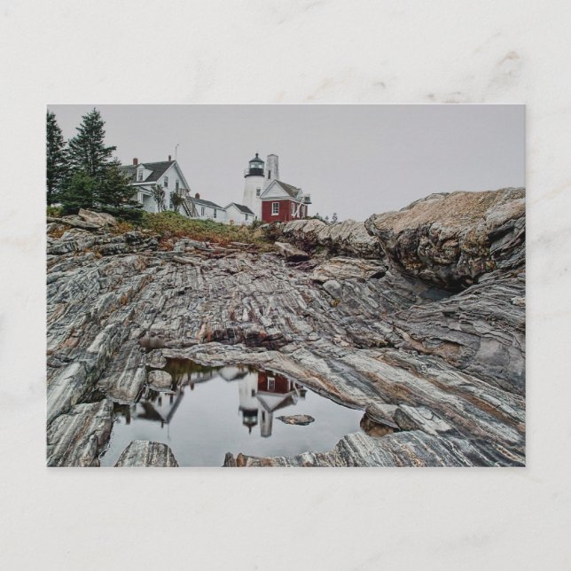 Pemaquid Point Lighthouse Postkarte (Vorderseite)