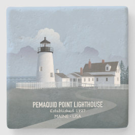 Pemaquid Point Lighthouse Steinuntersetzer