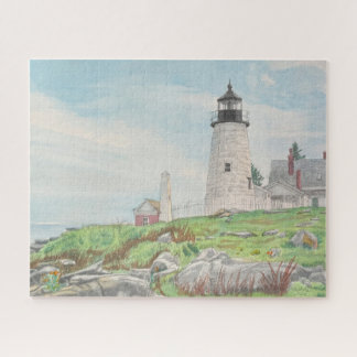 Pemaquid Point Wasserfarben-Puzzle 520 Teile