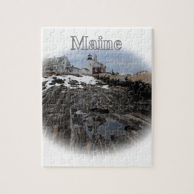 Pemaquid Punkt-Leuchtturm Maine (Vertikal)