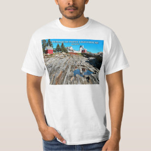 Pemaquid Punkt-Leuchtturm, Maine T-Shirt