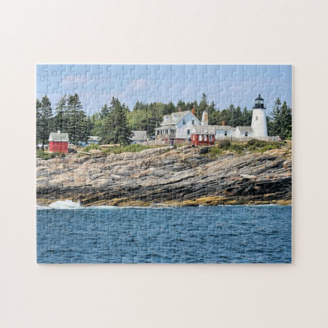 Pemaquid Punkt-Leuchtturm, Puzzle Maines (Horizontal)