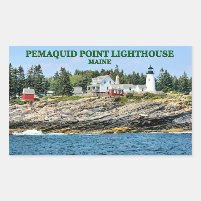 Pemaquié Point Lighthouse, Stickers Maine (Devant)