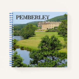 Pemberley in Derbyshire Spiral Notebook Notizbuch