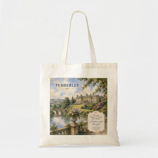 Pemberlyt Stolz und Vorurteil Jane Austen Tote Tragetasche