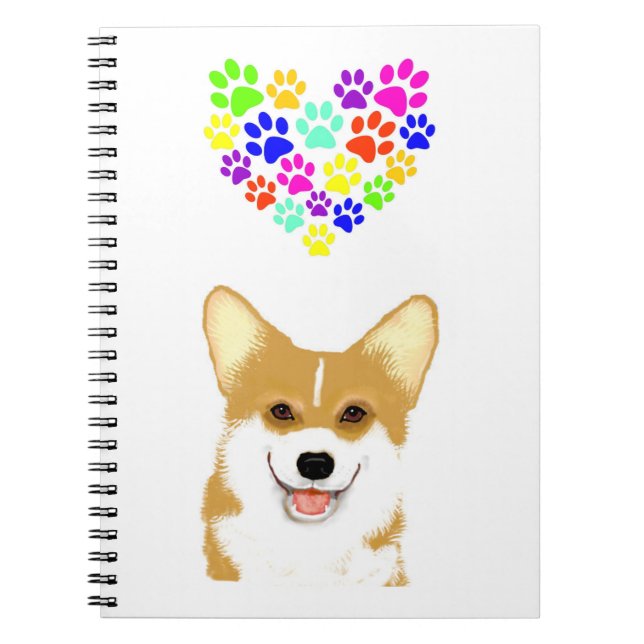 Pembroke Corgi  Notizblock (Vorderseite)