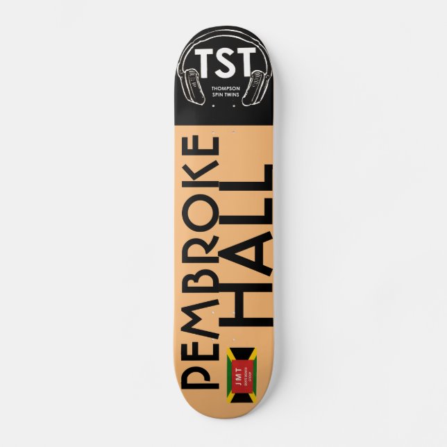 PEMBROKE HALL Skateboard (Vorderseite)